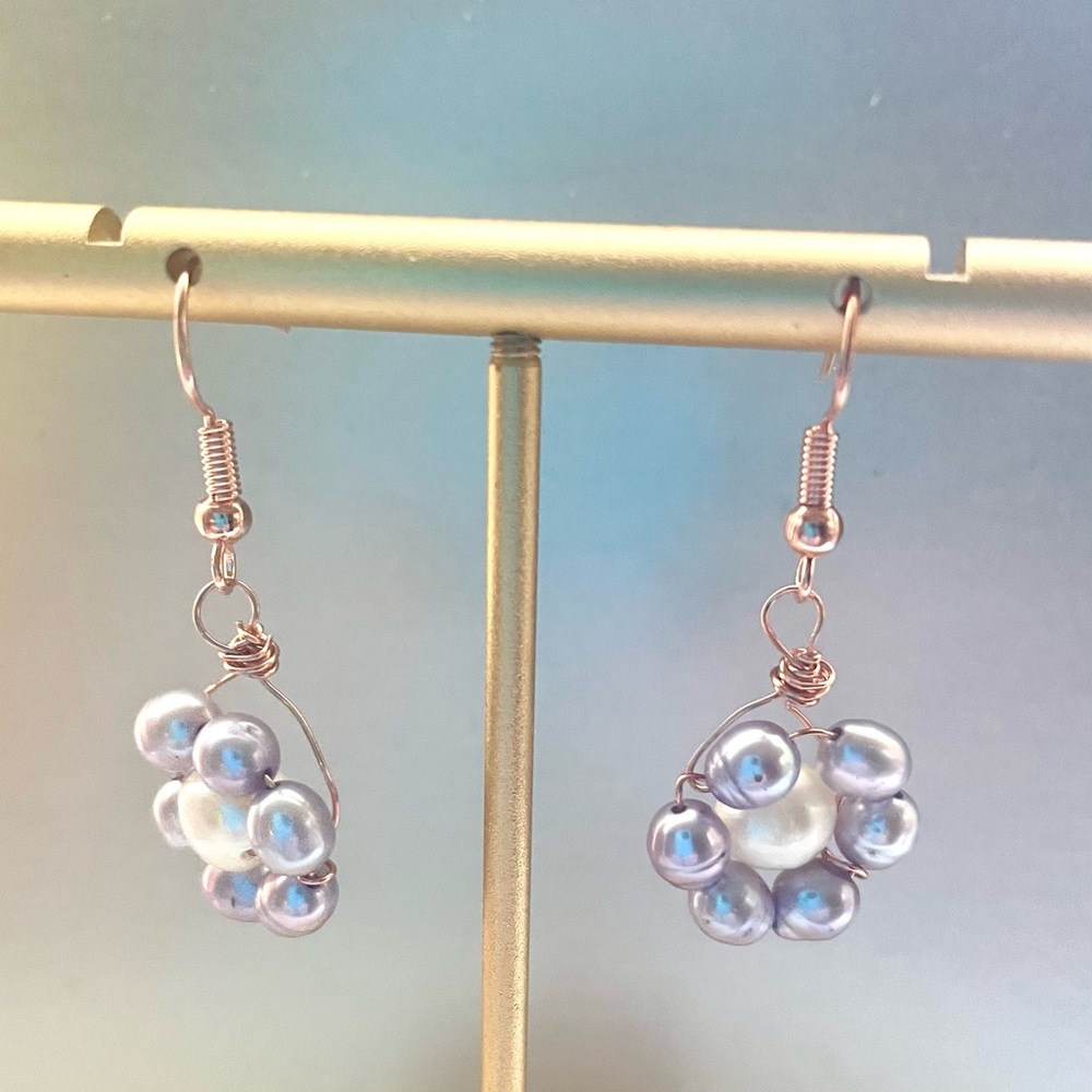 New, Freshwater Pearl Drop Earrings